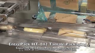 EntrePack HT 842 Flow Wrapper Tamale Packaging