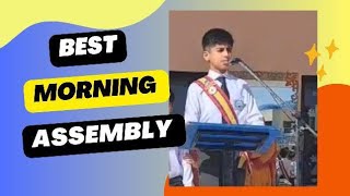 Best Morning Assembly Conduction || How to conduct school morning assembly #best #assembly #script