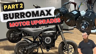 How To Upgrade Burromax TT1600R | Part 2 - BIG Motor and 72V Battery