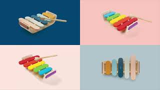 6405  PLANTOYS  OVAL XYLOPHONE