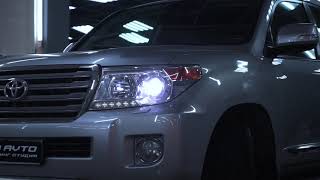 Замена ксенона на матричные светодиодные модули DILIHT TENDEL на Toyota Land Cruiser 200