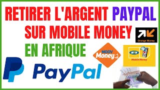 Retirer l'argent PayPal sur Mobile Money en Afrique