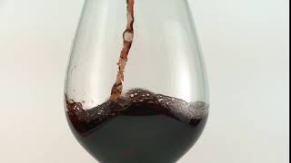 POURING WINE IN A GLASS  *SATISFYING*