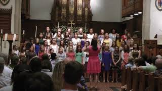 I'm Goin' Up A Yonder, arranged by Martin Sirvatka - St. Catherine's MS Choir