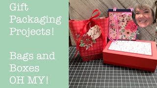 Gift Packaging Project Tutorial:  Boxes and Bags!