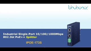 IPOE-173S Industrial PoE++ Splitter