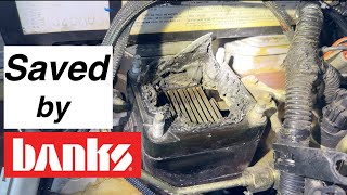 5.9 Cummins P0299 Catastrophe | Banks Monster Ram Air Intake  #cummins #dodge #automobile