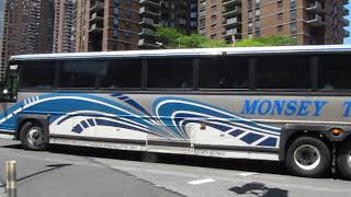 Monsey Tours bus at West 42nd Street and 9th Avenue