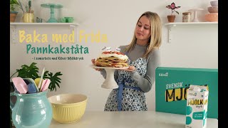 Baka med Frida | Pannkakstårta med sylt & grädde