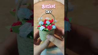 Flower Basket DIY #shorts