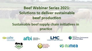 Beef Webinar Series 2021: Sustainable beef supply chain initiatives in practice & live Q&A