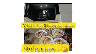 AJ hum gay golgappy khane with cousin||visit to Sialkot mall...//misbahshahvlog