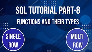 SQL Tutorial for Beginners | Functions in SQL in Urdu/Hindi