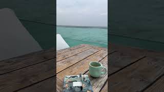 Morning Ritual on a Maldives Vacation