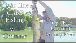 Big Carp Fishing With Corinne On The Murray River South Australia.......