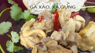 GÀ XÀO SẢ GỪNG