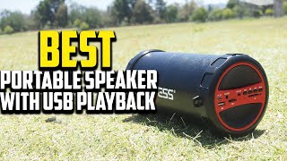 Top 10 Best Portable Speaker With USB Playback 2024 Reviews