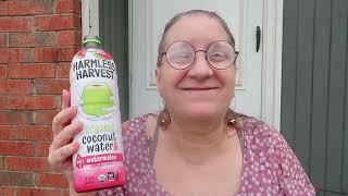 Harmless Harvest Coconut Water with Watermelon Taste Test and Review