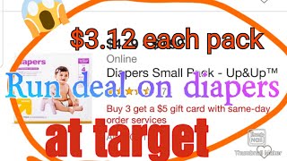 Run target diapers deals 2019😱🤱🏃‍♀️🏃‍♀️🏃‍♀️