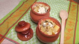 Горшочки с курицей и картофелем