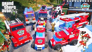 GTA V - Stealing PAW PATROL EMERGENCY CARS With Franklin in GTA 5 | ( GTA V)