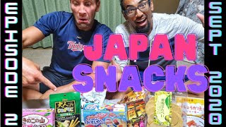 Trying JAPANESE Snacks - Ginger Pork Jerky is my FAVORITE! - September 2020 Episode 2 #Japan