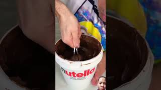 #nutella and chupa chups chocolate#shorts #chocolate #shortvideo #funny