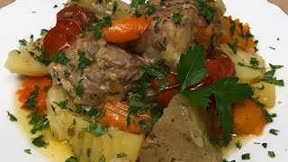 «ДЫМЛЯМА» Тушеное мясо с овощами. Вкусное, ароматное и полезное блюдо.