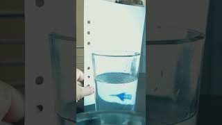 #refraction in water,making water a convex lens