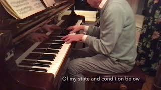 Away with our fears (birthday song, Wesley) - arr. for piano by Peter Duckworth