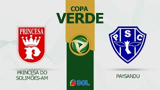 Princesa do Solimões x Paysandu AO VIVO COM IMAGENS COPA VERDE 2023 OPÇÃO 2