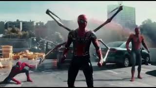 cenas dos 3 homem aranha juntos no trailer do novo filme