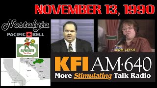 Tom Leykis & Rush Limbaugh Together on KFI AM 640 (11/13/1990)