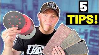 Make SANDPAPER Last Longer! (5 TIPS + HACKS To Save Money On Sandpaper)