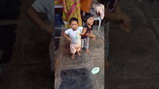 PoojaSri with  @panduvlogs-vn8qd #happychildrensday #babyshark #cute #babygirl #funnyshorts #Dance