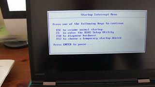 How to enter bios most on lenovo thinkpad and thinkcentre