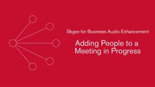 Adding People to a Meeting in Progress