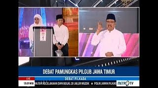 Debat Publik Pilgup Cagub Jatim Ketiga | Penajaman Visi Misi | 23 Juni 2018