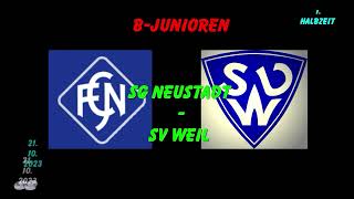 SG Neustadt B1 - SV Weil B1 ~21.10.2023~ 1. Halbzeit