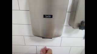 Thin Air hand dryer Taco bell