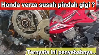 Pedal persneling tidak bisa balik pada Honda Verza