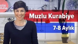 🍌Yulaflı ve Muzlu Kurabiye – ŞEKERSİZ ve YUMURTASIZ (8 Ay +) | İki Anne Bir Mutfak