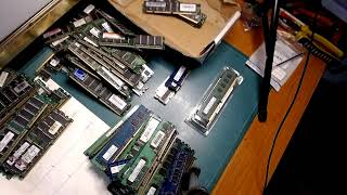 Clasificando memorias DDR, DDR2, DDR3, DDR4. Chatarra informática y oro en electrónica.