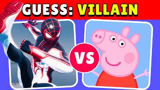 Guess the Villain of Superhero 😡 | Avengers quiz | Marvel & DC