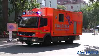 [SEG-T] Feuerwehr Hamburg Taucher rücken von der Polizeiakademie aus