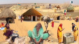 Great Desert Women Morning Routine in Punjab | Cooking traditional food | traditional life