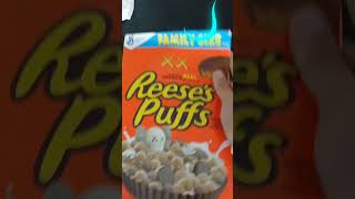 ASMR Breadfast جربت ريسيز  كورن فيلكس #newfood #asmr #amsrsounds #breadfastshorts #reese's #food