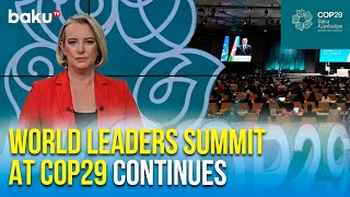 COP29 Climate Conference in Baku, Azerbaijan – Highlights from Day 3