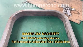 SB115NC Pipe Bending Machine For Rectangular Carbon Steel Tube 100x50x5mm