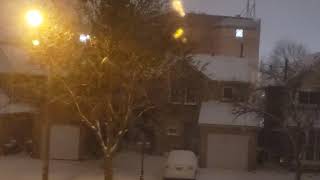 Large Snowflakes fall in Milliken Mills area 2023-01-13